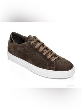 To Boot New York Alpha Dark Brown Suede Sneaker size 10 $450